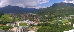 Archived image Webcam Garmisch-Partenkirchen Olympia Hill 08:00