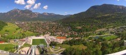 Archived image Webcam Garmisch-Partenkirchen Olympia Hill 09:00