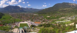 Archived image Webcam Garmisch-Partenkirchen Olympia Hill 13:00
