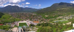 Archived image Webcam Garmisch-Partenkirchen Olympia Hill 13:00
