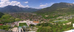 Archived image Webcam Garmisch-Partenkirchen Olympia Hill 13:00