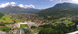 Archiv Foto Webcam Garmisch-Partenkirchen - Olympiaschanze 09:00