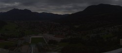 Archiv Foto Webcam Garmisch-Partenkirchen - Olympiaschanze 21:00