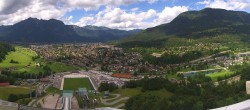 Archiv Foto Webcam Garmisch-Partenkirchen - Olympiaschanze 08:00