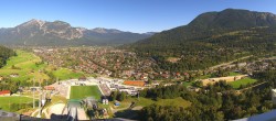 Archiv Foto Webcam Garmisch-Partenkirchen - Olympiaschanze 09:00
