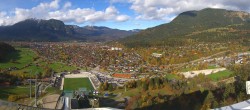 Archived image Webcam Garmisch-Partenkirchen Olympia Hill 13:00