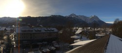 Archived image Webcam Upper Bavaria: Garmisch-Partenkirchen 09:00