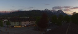 Archived image Webcam Upper Bavaria: Garmisch-Partenkirchen 19:00