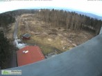 Archiv Foto Webcam Rennsteigwarte im Thüringer Wald 15:00