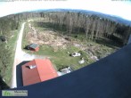 Archiv Foto Webcam Rennsteigwarte im Thüringer Wald 07:00