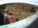 Archiv Foto Webcam Rennsteigwarte im Thüringer Wald 15:00