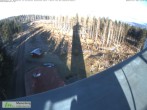 Archiv Foto Webcam Rennsteigwarte im Thüringer Wald 09:00