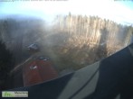 Archiv Foto Webcam Rennsteigwarte im Thüringer Wald 11:00