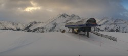 Archived image Webcam Panoramic View Hochkrimml – 2040 m 07:00