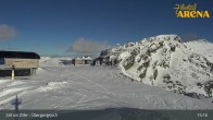 Archiv Foto Webcam Zillertal Arena: Übergangsjoch Zell am Ziller 14:00