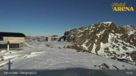 Archiv Foto Webcam Zillertal Arena: Übergangsjoch Zell am Ziller 14:00