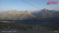 Archiv Foto Webcam Silvaplana Murtel 07:00