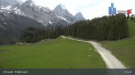 Archived image Webcam Ehrwald Alm - Feldernalm Zugspitze 14:00