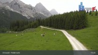 Archiv Foto Webcam Ehrwalder Alm - Feldernalm 18:00