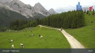 Archiv Foto Webcam Ehrwalder Alm - Feldernalm 18:00