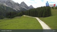 Archived image Webcam Ehrwald Alm - Feldernalm Zugspitze 14:00