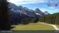 Archived image Webcam Ehrwald Alm - Feldernalm Zugspitze 10:00