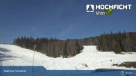 Archiv Foto Webcam Blick von der Skiarena am Hochficht 14:00