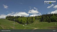 Archiv Foto Webcam Blick von der Skiarena am Hochficht 12:00