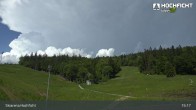 Archiv Foto Webcam Blick von der Skiarena am Hochficht 14:00