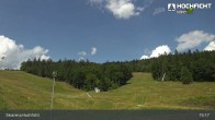 Archiv Foto Webcam Blick von der Skiarena am Hochficht 14:00