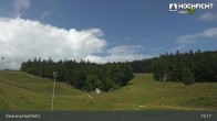 Archiv Foto Webcam Blick von der Skiarena am Hochficht 14:00