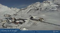 Archived image Webcam St. Christoph (Arlberg mountain) 08:00