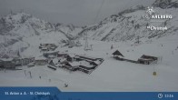 Archived image Webcam St. Christoph (Arlberg mountain) 12:00