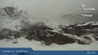 Archived image Webcam St. Christoph (Arlberg mountain) 14:00