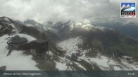 Archiv Foto Webcam Bergstation Fiescheralp-Eggishorn (Wallis) 19:00