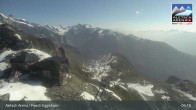 Archiv Foto Webcam Bergstation Fiescheralp-Eggishorn (Wallis) 08:00