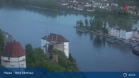 Archiv Foto Webcam Passau: Panoramablick auf Donau, Ortspitze und Altstadt 23:00