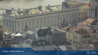 Archiv Foto Webcam Passau: Panoramablick auf Donau, Ortspitze und Altstadt 12:00