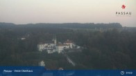 Archiv Foto Webcam Passau: Panoramablick auf Donau, Ortspitze und Altstadt 18:00