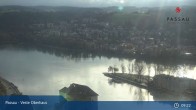 Archiv Foto Webcam Passau: Panoramablick auf Donau, Ortspitze und Altstadt 03:00