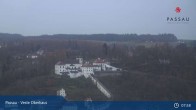 Archiv Foto Webcam Passau: Panoramablick auf Donau, Ortspitze und Altstadt 07:00