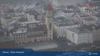 Archiv Foto Webcam Passau: Panoramablick auf Donau, Ortspitze und Altstadt 07:00