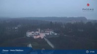 Archiv Foto Webcam Passau: Panoramablick auf Donau, Ortspitze und Altstadt 02:00