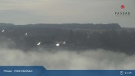 Archiv Foto Webcam Passau: Panoramablick auf Donau, Ortspitze und Altstadt 10:00