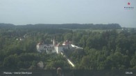 Archiv Foto Webcam Passau: Panoramablick auf Donau, Ortspitze und Altstadt 08:00