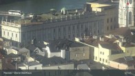 Archiv Foto Webcam Passau: Panoramablick auf Donau, Ortspitze und Altstadt 07:00