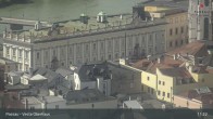 Archiv Foto Webcam Passau: Panoramablick auf Donau, Ortspitze und Altstadt 10:00
