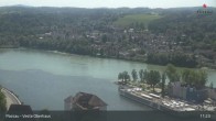 Archiv Foto Webcam Passau: Panoramablick auf Donau, Ortspitze und Altstadt 10:00