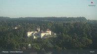 Archiv Foto Webcam Passau: Panoramablick auf Donau, Ortspitze und Altstadt 18:00