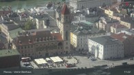 Archived image Webcam Passau City Centre and Danube 10:00